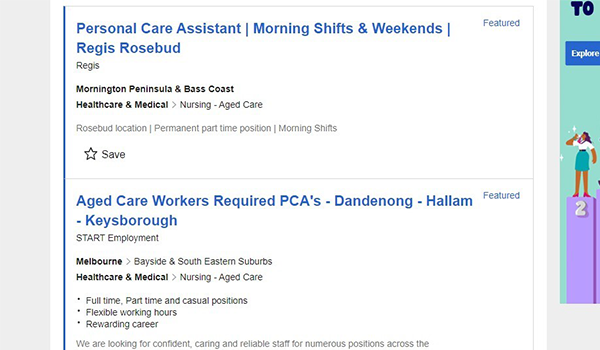 Aged care RNs are on migrant skilled priority list but not aged care workers