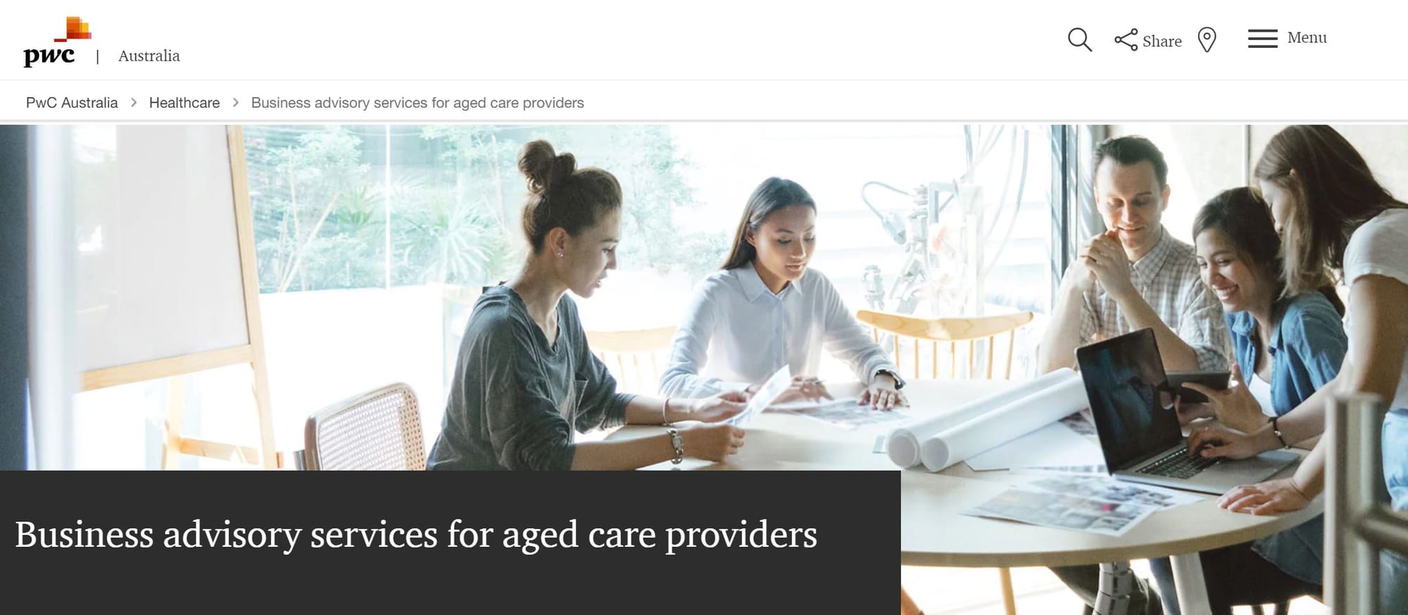 45% of aged care providers expected to access PwC’s free business advisory services in next 12 months – but still a gap in operators not seeking help