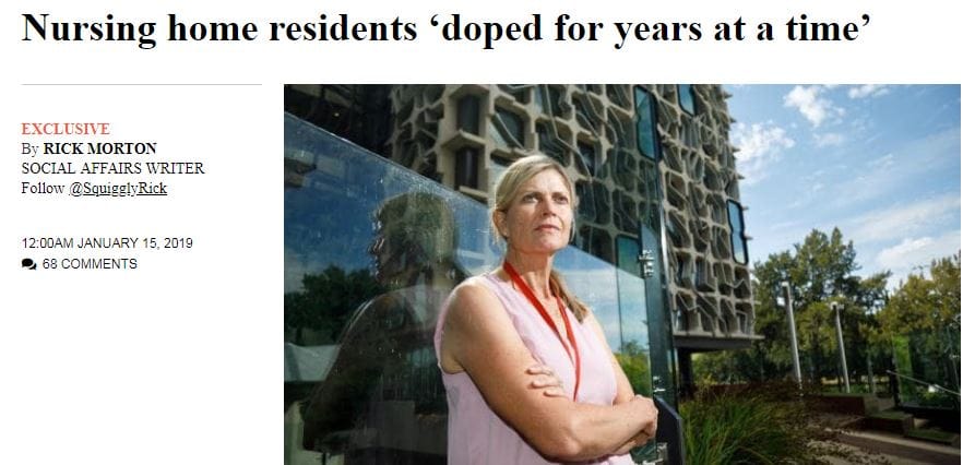 The Australian and the 7.30 Report put the spotlight on chemical restraints