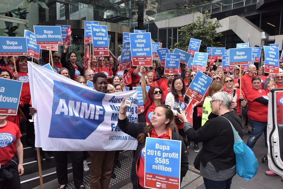 Nursing union increases aged care pressure across the country – first ever workers strike