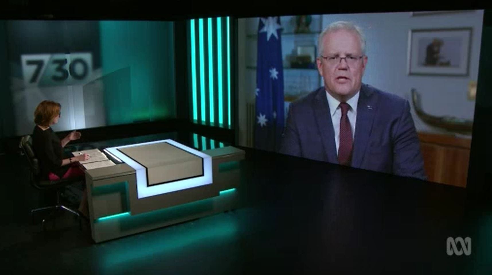 Scott Morrison clashes with Leigh Sales over Government’s COVID response to aged care