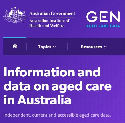 Gen-agedcaredata.gov.au: new aged care data website now available to providers and residents