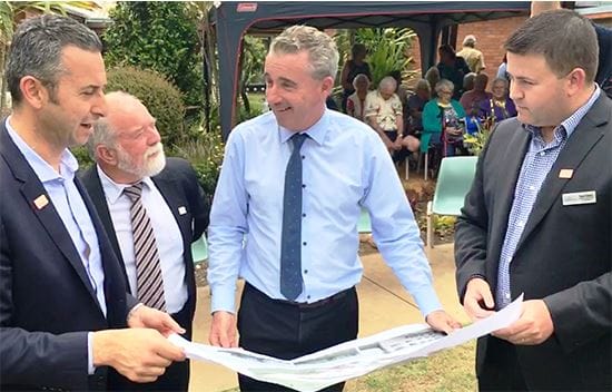 Fed Govt co-funds $4.5M for Whiddon Group aged care facility in NSW Northern Rivers