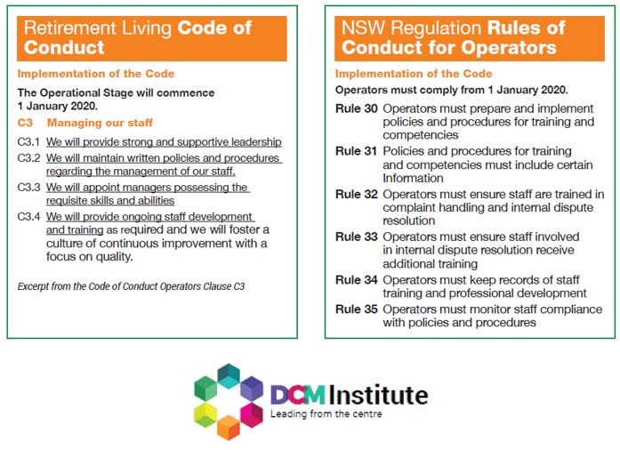 All village operators required to have village manager training in place 1 January, especially NSW