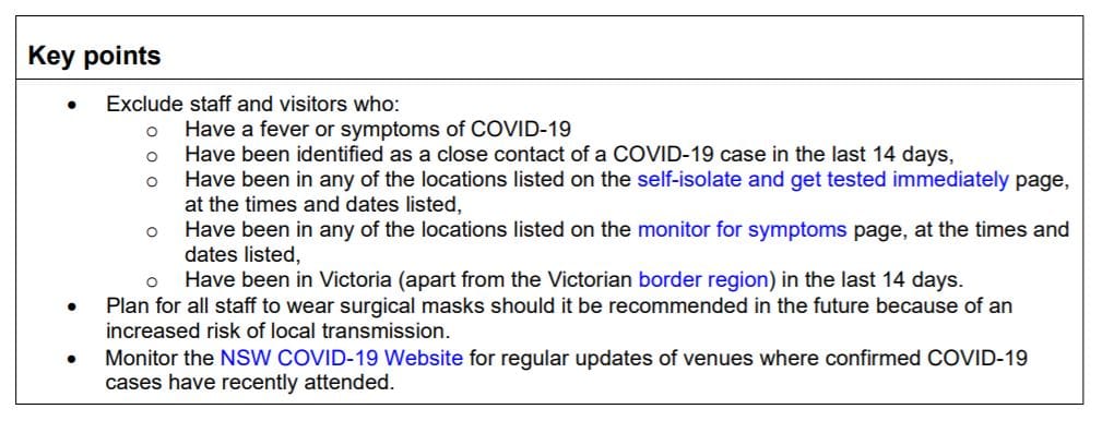Masks no longer required in NSW aged care homes