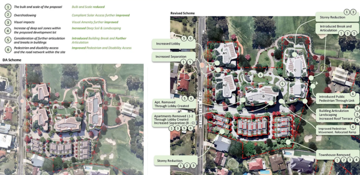 Mirvac sheds 15 units to seek approval for Over 55s complex at Oatlands Golf Club, Sydney