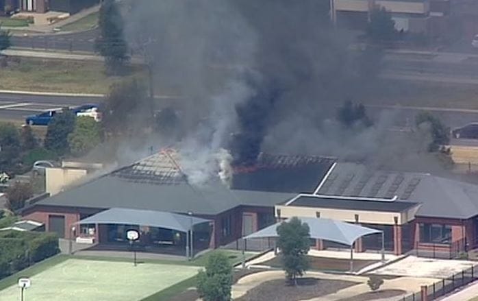 Fire destroys large recreational building in Cranbourne’s Blue Hills village