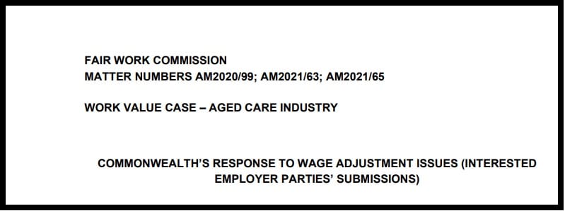 Government urges FWC against further aged care wage rises for now