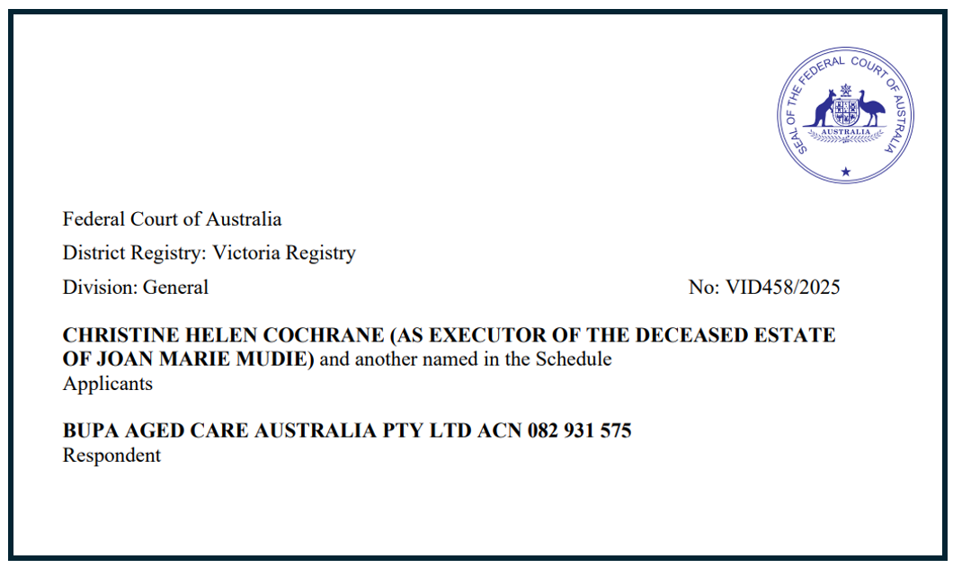 Echo Law's class action against Bupa Aged Care like 'wrestling jelly'