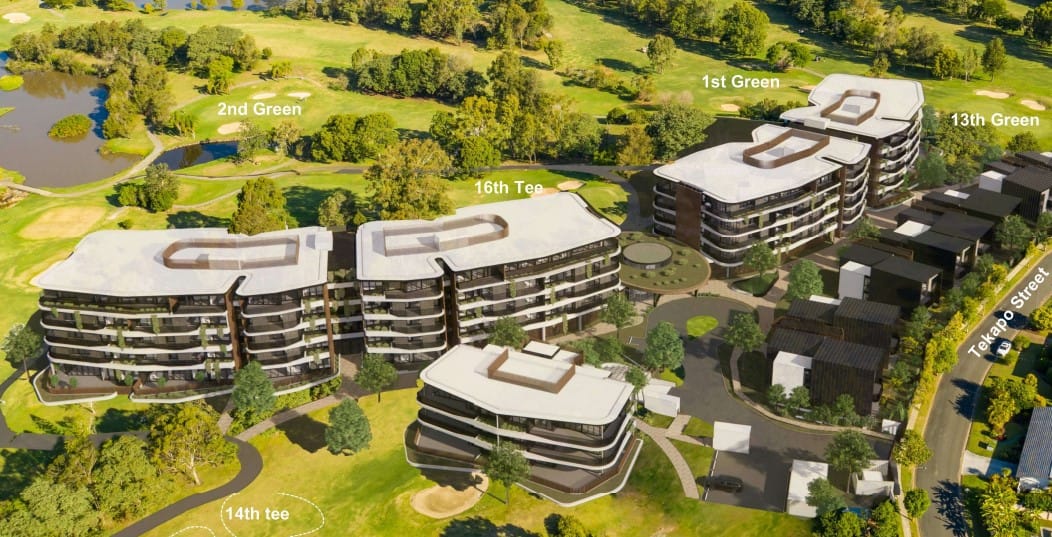 Tim Russell and Mark Taylor want to put another retirement village on a golf course