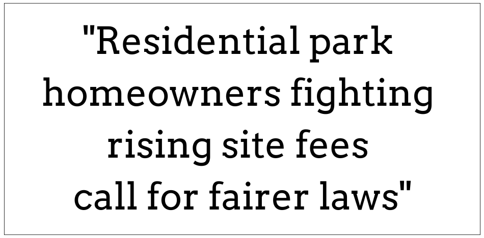 Regulation creep threatening land lease: 10 years waiting for Council approvals