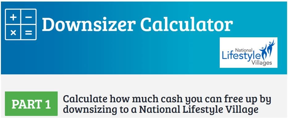 LLC operator National Lifestyle Villages launches Downsizer calculator: “How long will my money last in retirement”