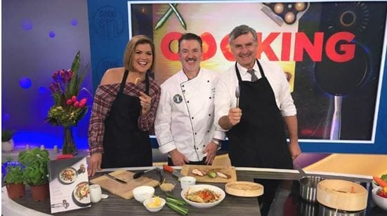 Aveo’s National Food Services Manager features on Channel 10