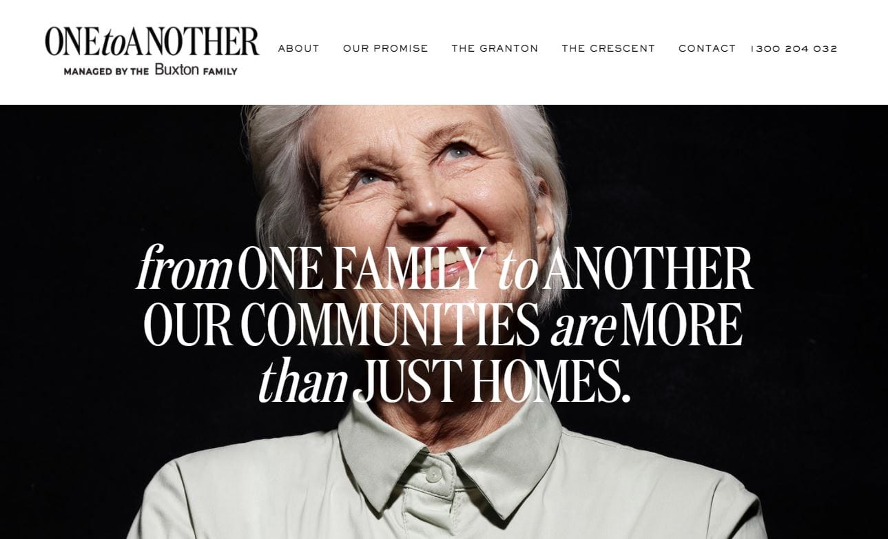 The Buxton family re-brands its retirement living business as ‘One to Another’ – five sales in the last six weeks