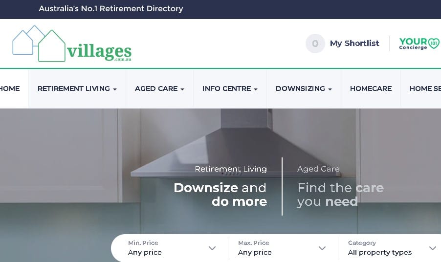 Record enquiries for villages.com.au: 40% up YoY