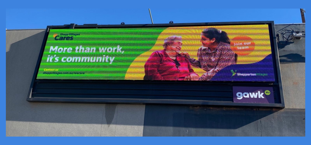$10,000 for this billboard to fill aged care jobs and not one taker