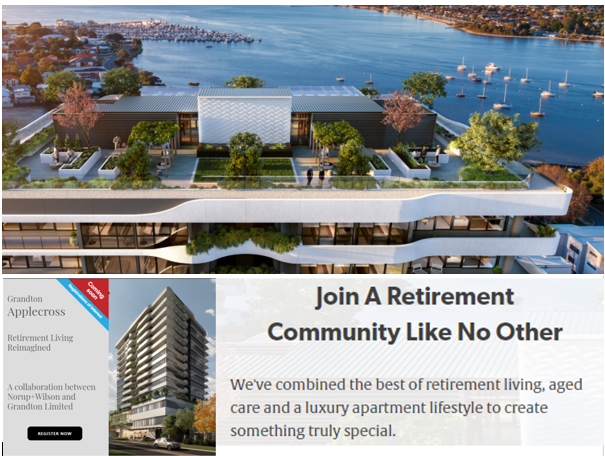 Perth innovation: 80-apartment village with 10-bed executive care suite