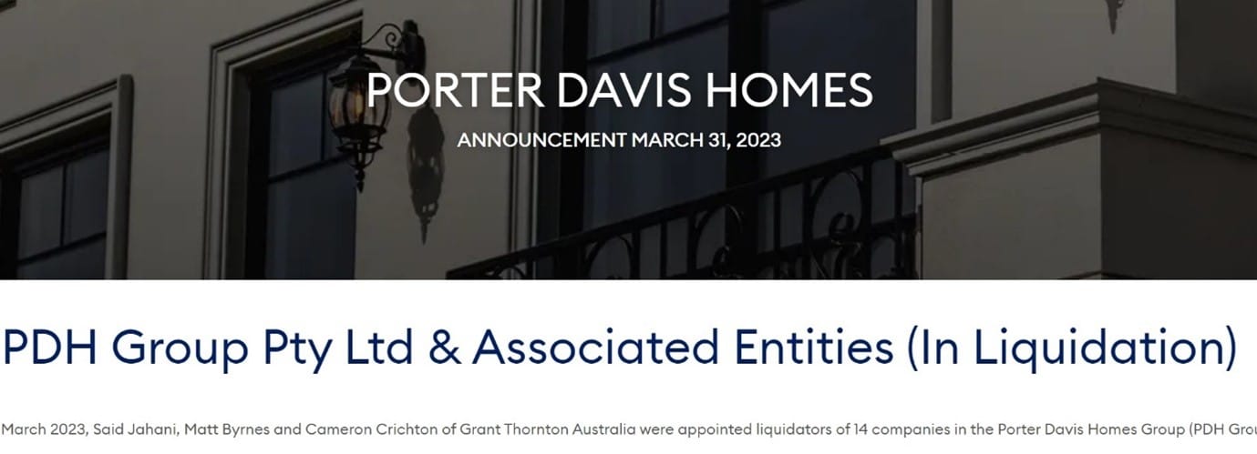 Stockland and Mirvac hit by Porter Davis Homes and other builders going into liquidation