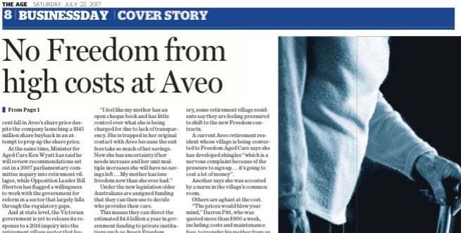 22 July The Age SMH Freedom articles