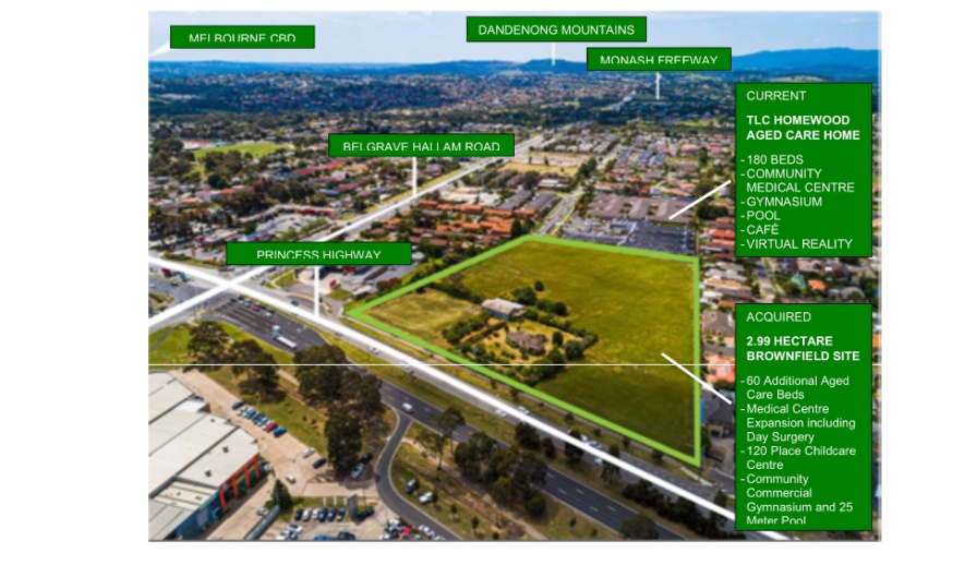 TLC completes purchase of 2.99 ha SE Vic site