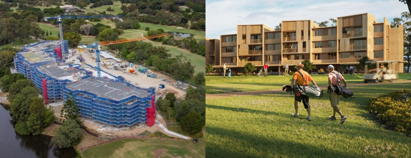 Aura’s vertical golf course retirement village strategy building pace