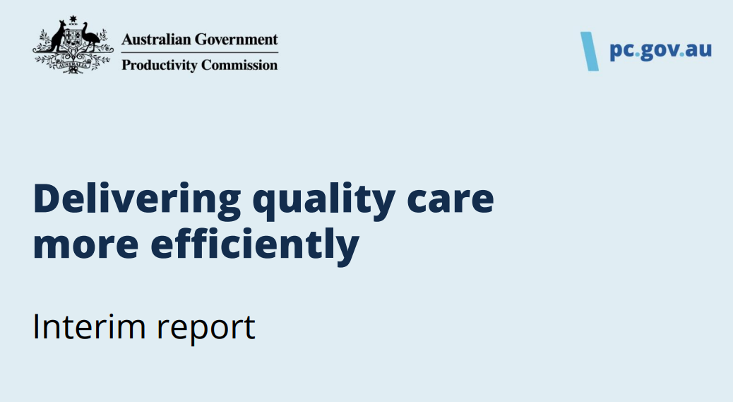 Productivity Commission's Interim Report on Care recommends merging aged care and NDIS