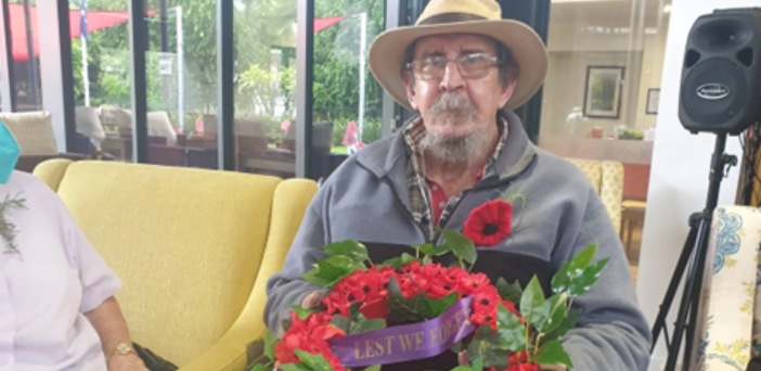 Kewarra Aged Care Centre resident Raymond Arriola reflects on a military life