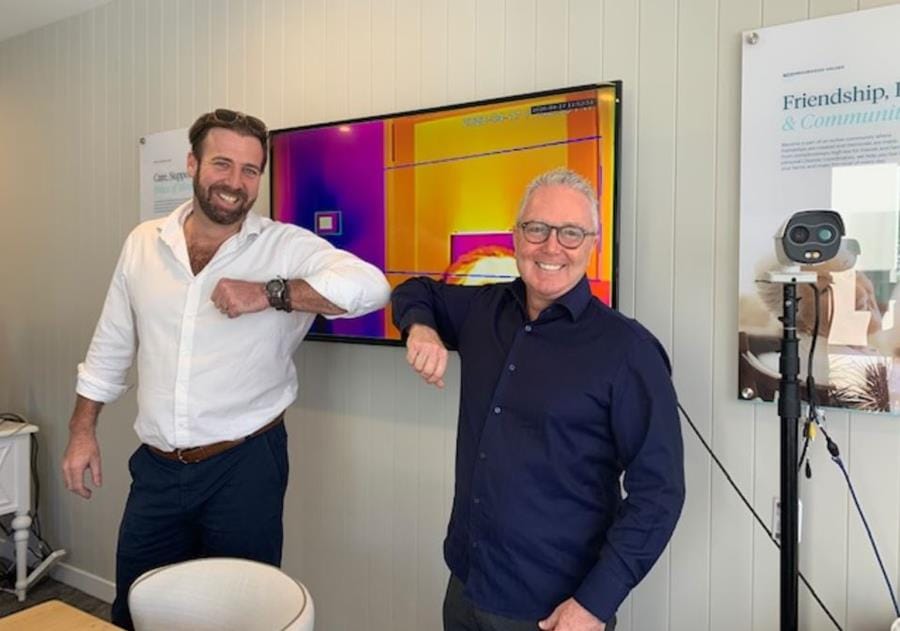 Odyssey Private Aged Care launches thermal sensor technology in its apartments – locking out anyone with temperature above 37 degrees