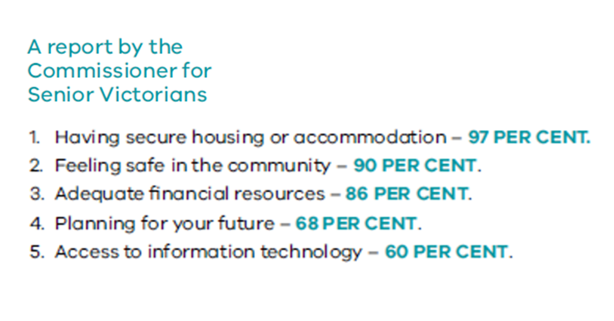 Victorian Government research confirms land lease and villages the solution – but not on the radar