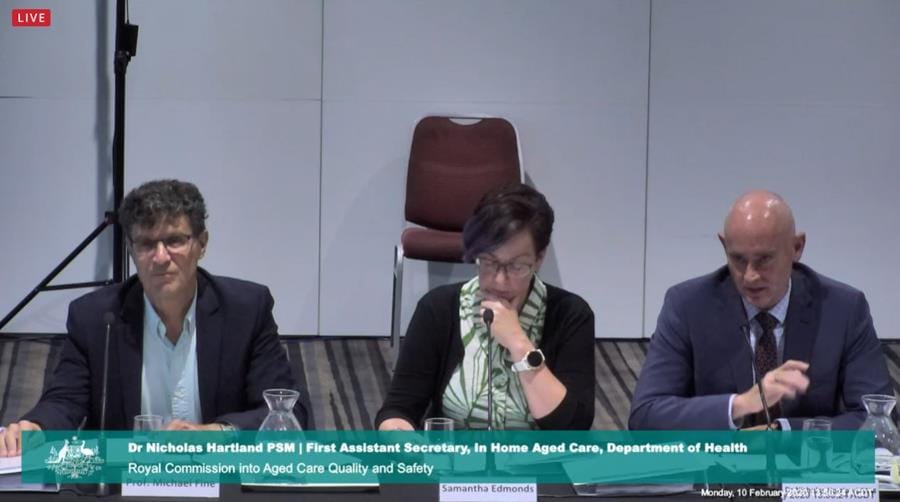 Department of Health representative dismisses Royal Commission’s idea for multiple entry points to access aged care system – but says rapid expansion of home care workforce not “impossible task”