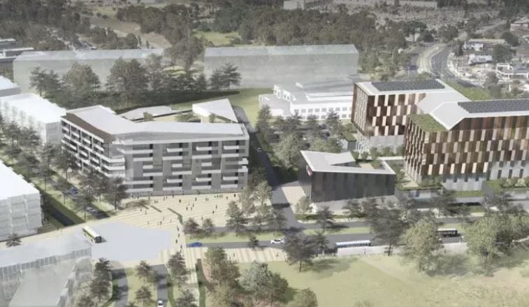 La Trobe University reveals plans for $400M healthcare hub with aged care, private hospital and childcare on Melbourne campus