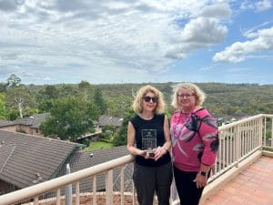 Robyn Parry-Lyons (L) Village Manager of Fernbank Retirement Village, with Tiffany Folbigg (R), Operations Manager for DCM Institute.