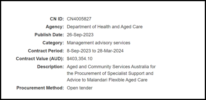 ACCPA awarded $400,000 to consult to 30-year-old NT aged care service