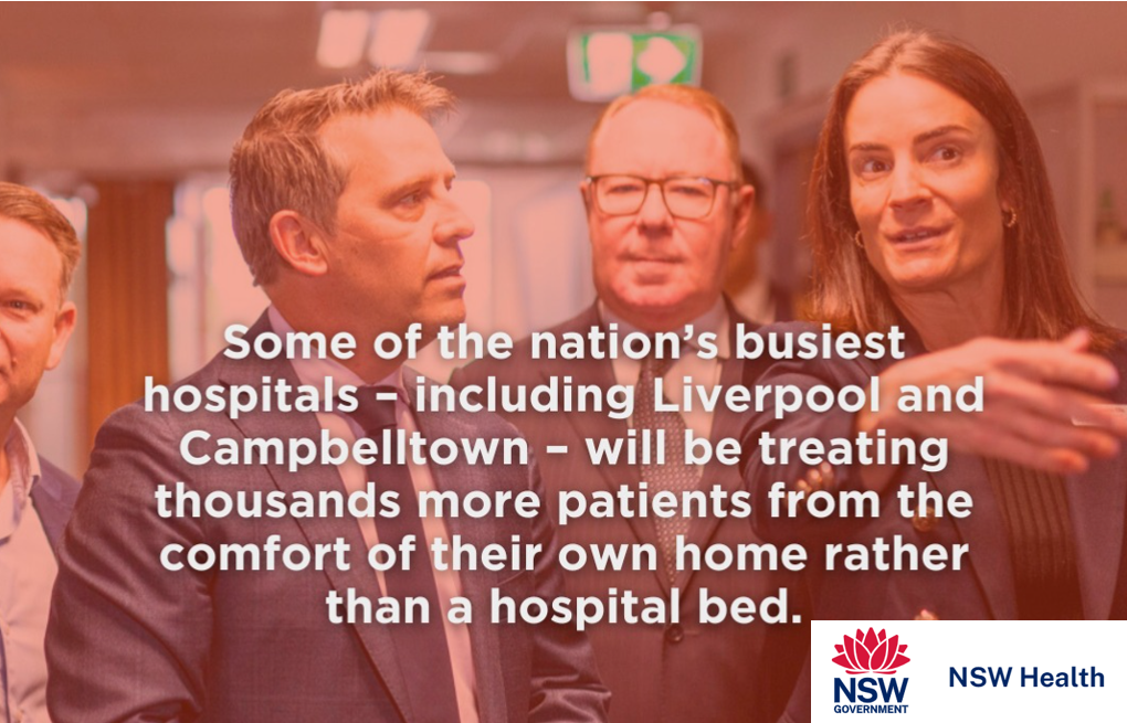 NSW spends $31M for Hospital in the Home in Southwestern Sydney