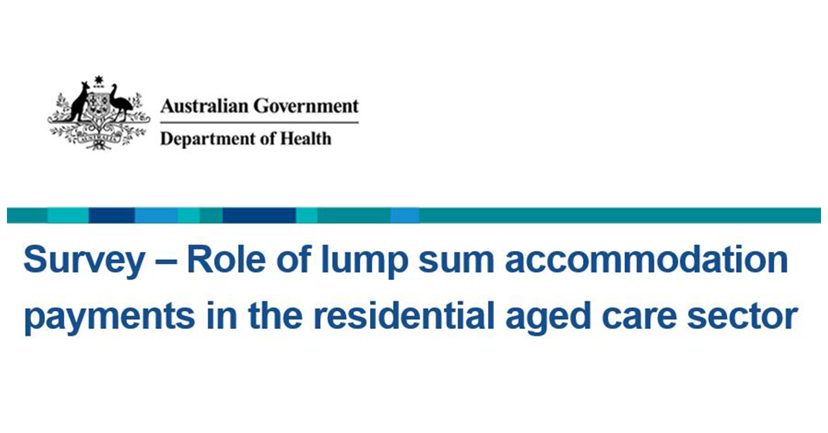 Aged Care Financing Authority looking at use of RADs in residential care – following Counsel Assisting advice for their staged removal