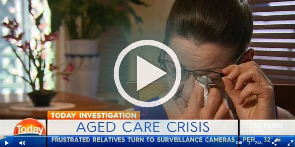 ‘Aged Care Crisis’ – did you know Channel Nine’s TODAY program is running an aged care investigation this week?