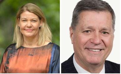 Sonya Smart takes the baton from Greg Pullen at Villa Maria Catholic Homes (VMCH)