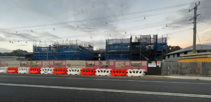 Work comes to a halt on the building of Uniting’s retirement village in Yamba, NSW