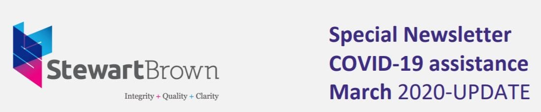 StewartBrown launches special newsletter to update providers on tax and assistance packages ​