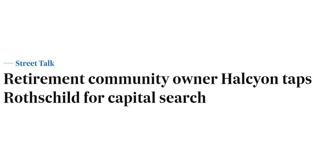 Land lease operator Halcyon looking to raise capital to fund development outside of QLD: Fin Review