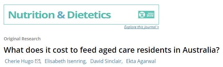 Daily food spending in aged care facilities falls by 5%: StewartBrown research