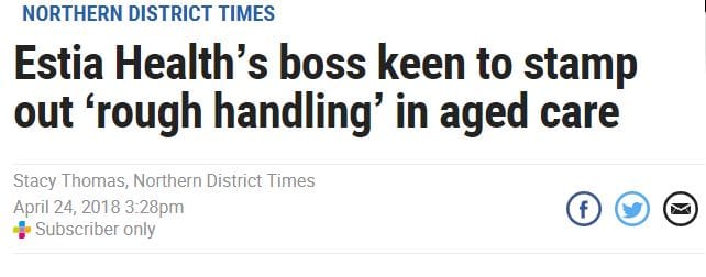 Estia’s Norah Barlow again appeals for national register of aged care workers