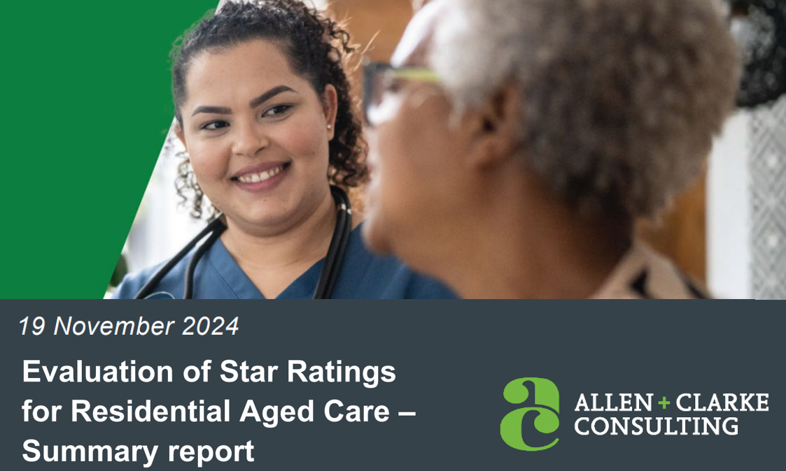 Department's $580,000 aged care Star Ratings evaluation reveals what operators already know