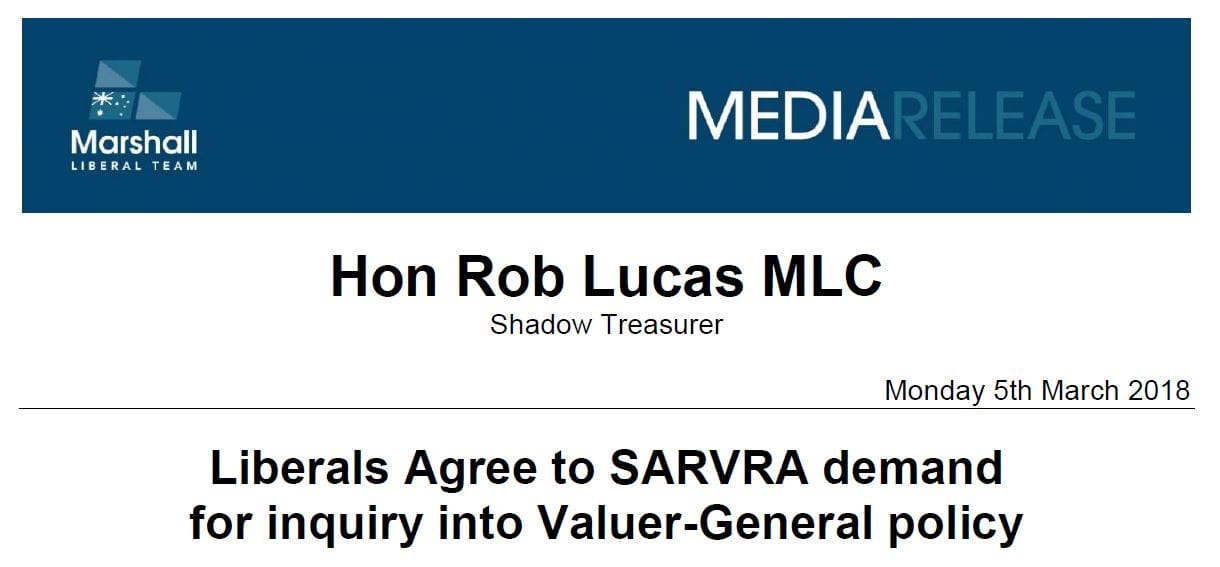 SA Liberals win government and say yes to SA Retirement Villages Association demand for inquiry into water rates