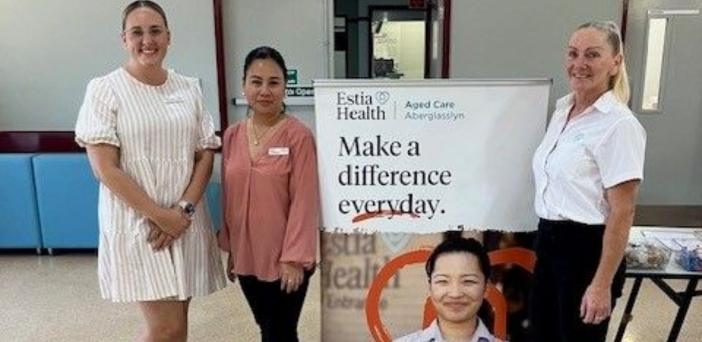 Recruitment taking place with Estia Health’s Aberglasslyn aged care home in Maitland, NSW, about to open