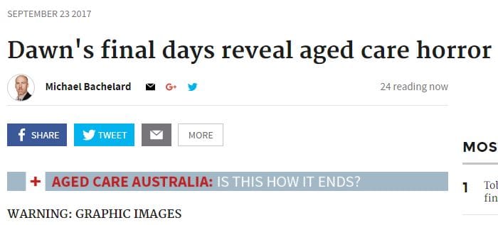 Fairfax media coverage spreads to aged care