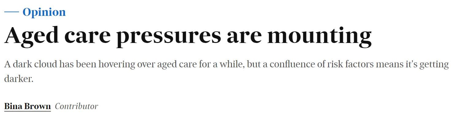 10 aged care providers have consulted PwC’s free business advisory services about shutting their doors: insolvencies predicted to increase in August and September as COVID-19 safety net runs out