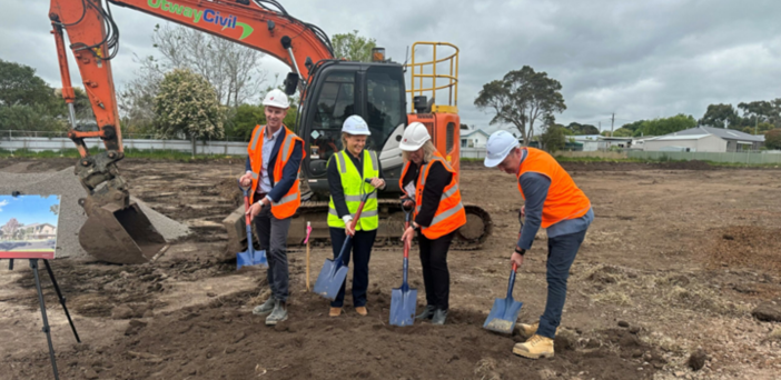 First sod turned on Government aged care home in regional Victoria
