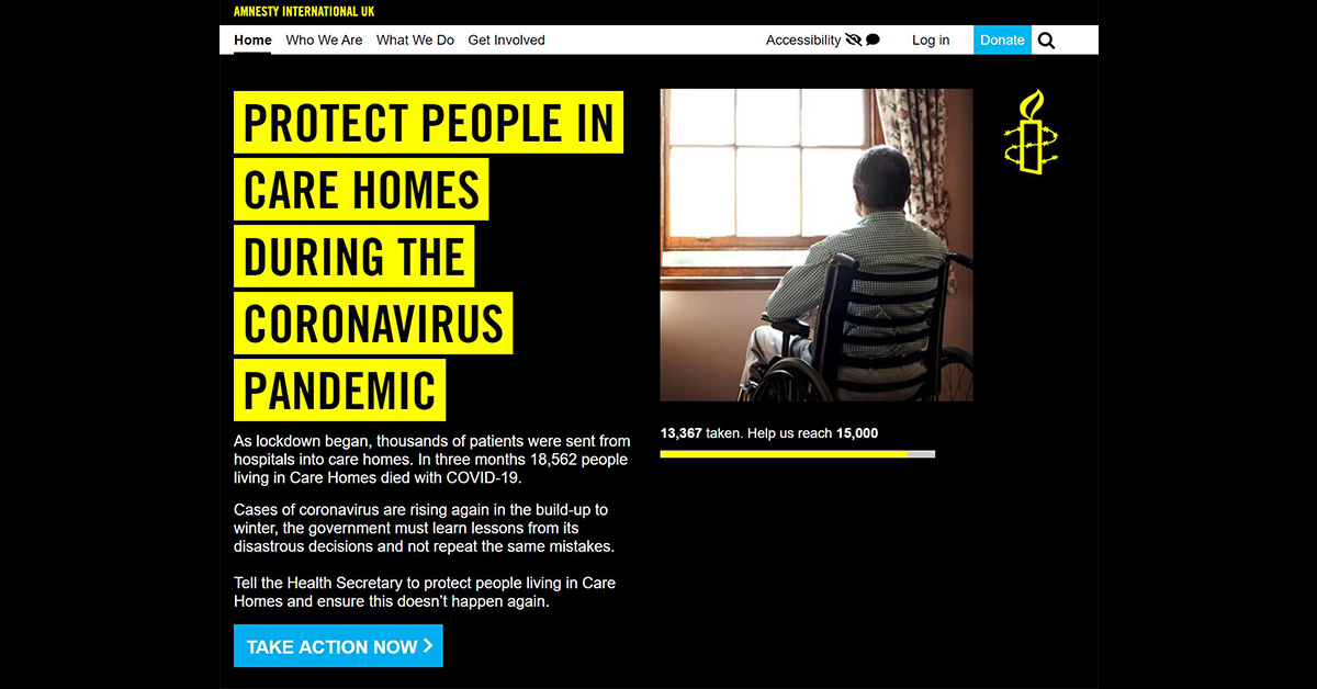 UK Government accused of human rights abuse over 18,000 COVID deaths in British aged care homes – failure to transfer residents to hospital a violation of their right to life