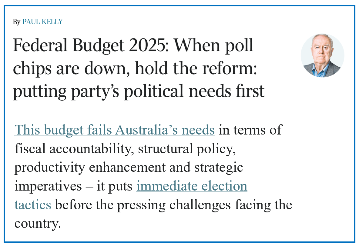 Structural policy, productivity and strategic imperatives to support ageing Australians missing at one minute to midnight